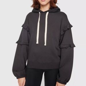 Rebecca Minkoff - NWT - Evelyn Hoodie, black, size XXS